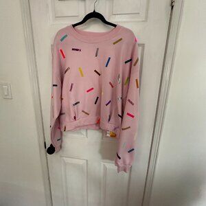 OkayOk Pink Confetti Sweatshirt